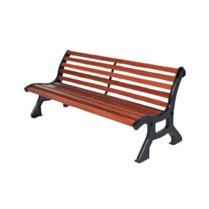 Banc Bastide | Banc urbain bois et fonte