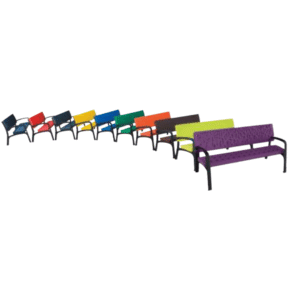 Banc Maverick plastique | Banc extérieur plastique recyclé