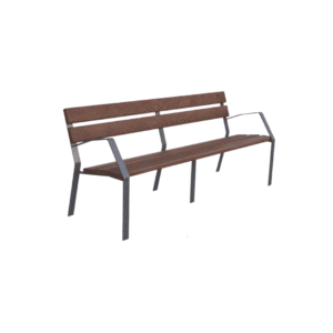 Banc Modo-08 | Banc composite recyclé pour collectivités