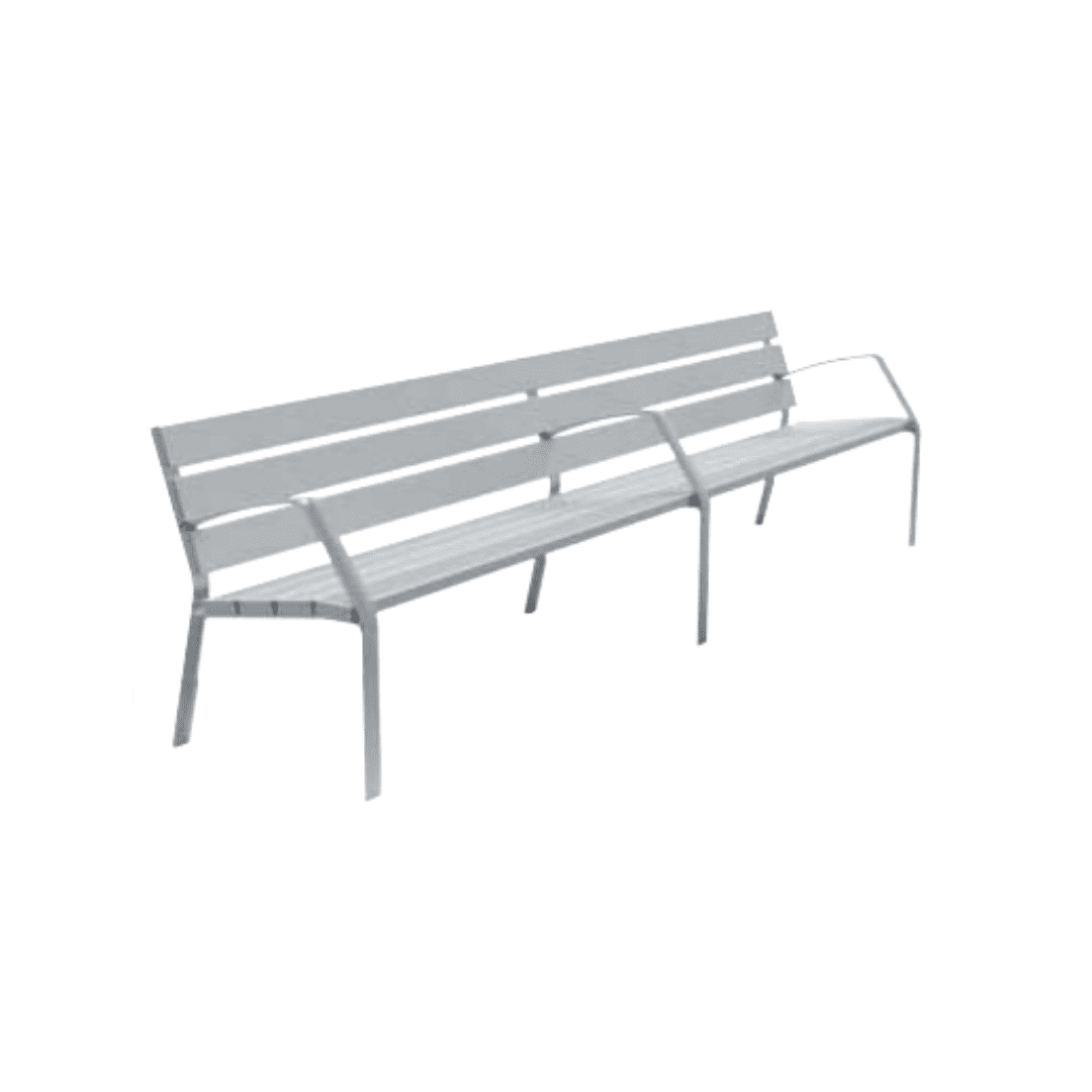 Banc Modo-10 | Banc extérieur aluminium 300 cm