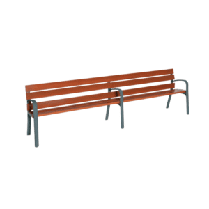 Banc Modo 300 cm | Banc urbain bois grande longueur