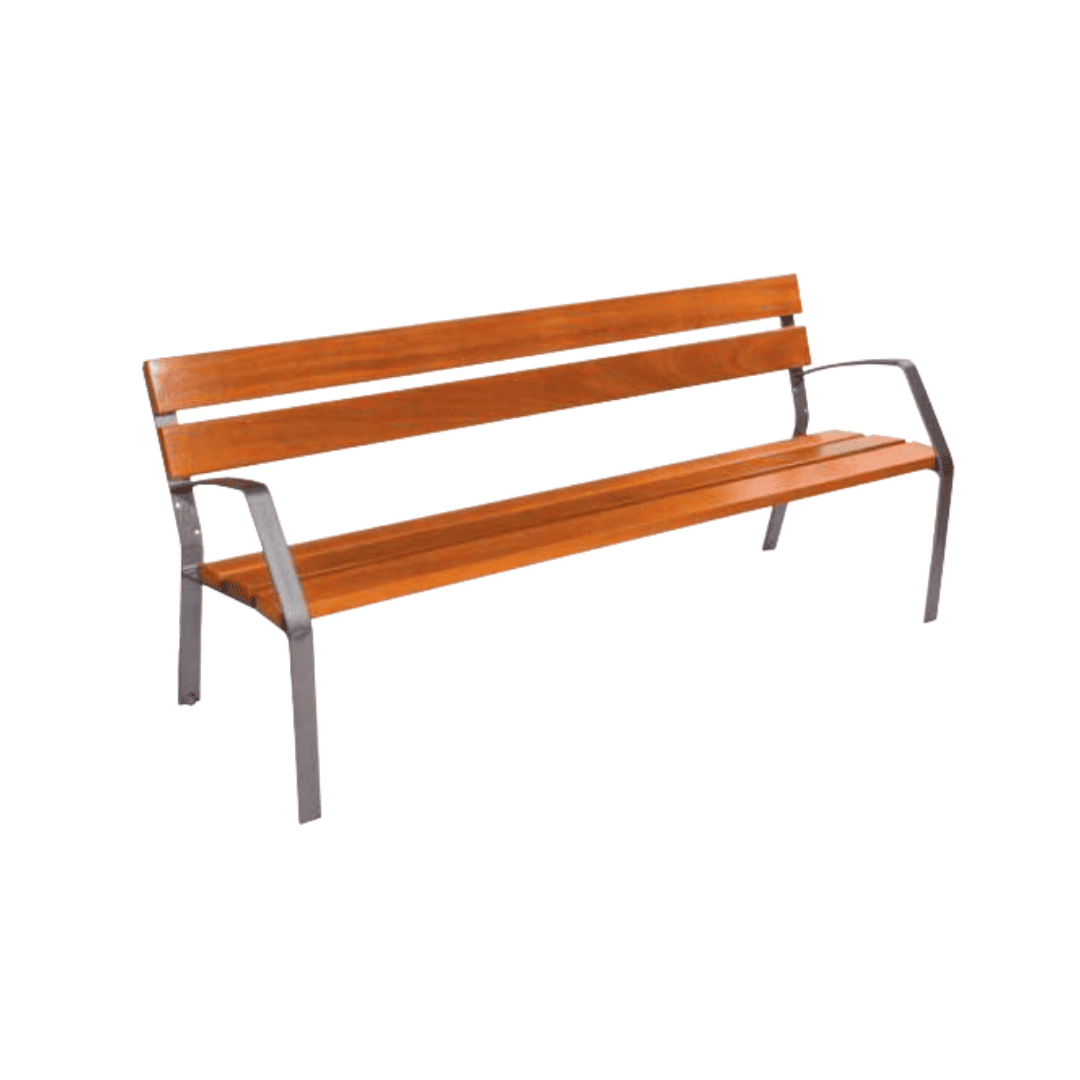 Banc Modo | Banc extérieur bois exotique 180 cm