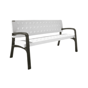 Banc Modo plastique | Banc extérieur plastique recyclé pour collectivités