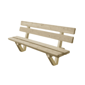 Banc Offenbourg | Banc urbain bois et fonte