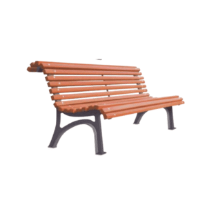 Banc Plaza | Banc urbain bois exotique pour collectivités