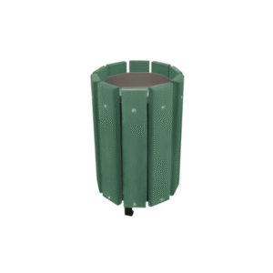 Corbeille Alloa recyclée double flux | Corbeille de tri extérieur