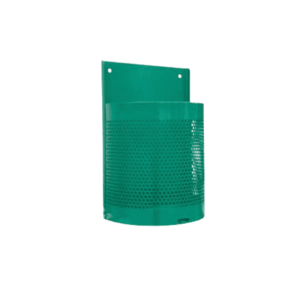 Corbeille Santiago | Corbeille urbaine acier perforé