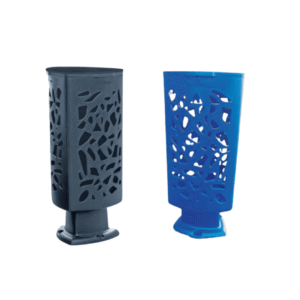 Corbeille Scuderia plastique | Corbeille urbaine plastique recyclé