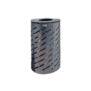 Corbeille Spirale | Corbeille urbaine acier design