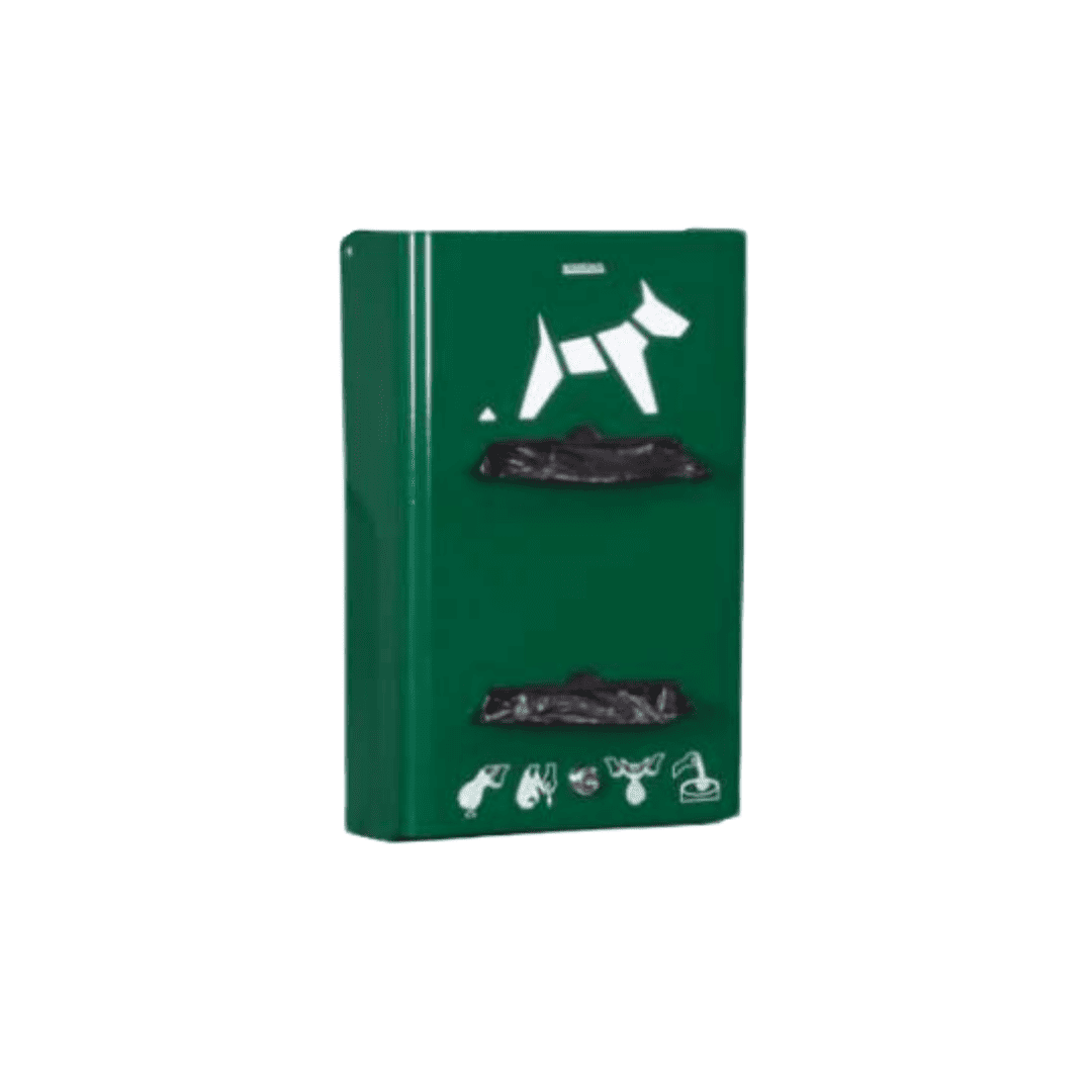 Distributeur mural hygiène canine | Distributeur 2 rouleaux