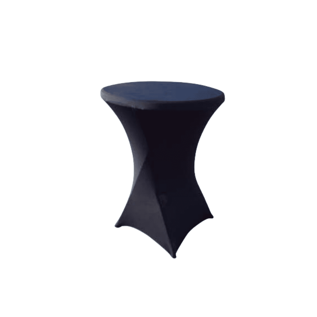 Housse pour mange-debout | Housse textile extensible pour table haute