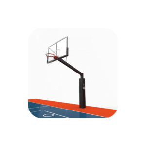 Panier de basket 3x3 compétition | Modèle fixe standard projection 1,65 m