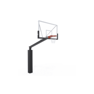 Panier de basket suspendu latéral | Cadre fixe pour terrain secondaire