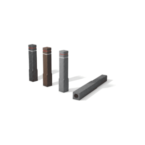 Potelet Diamond Head | Potelet urbain en plastique recyclé avec ou sans réflecteurs