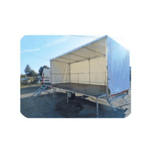 Remorque podium Mayotte | Remorque podium mobile pour événements en collectivité