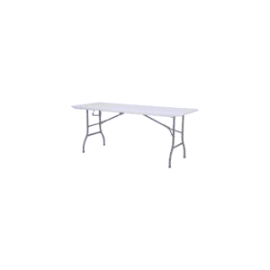 Table rectangulaire pliante pliage central 180 cm