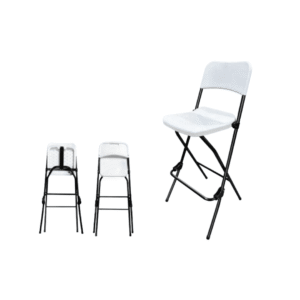 Tabouret haut Segovilla | Tabouret pliant haut pour collectivités