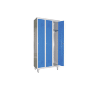 Vestiaire industrie salissante monobloc acier VSR3C | Vestiaire 3 portes
