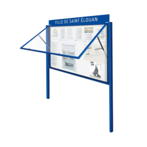 Vitrine d’affichage extérieure Classique – 2 à 28 A4 – Aluminium sécurisé