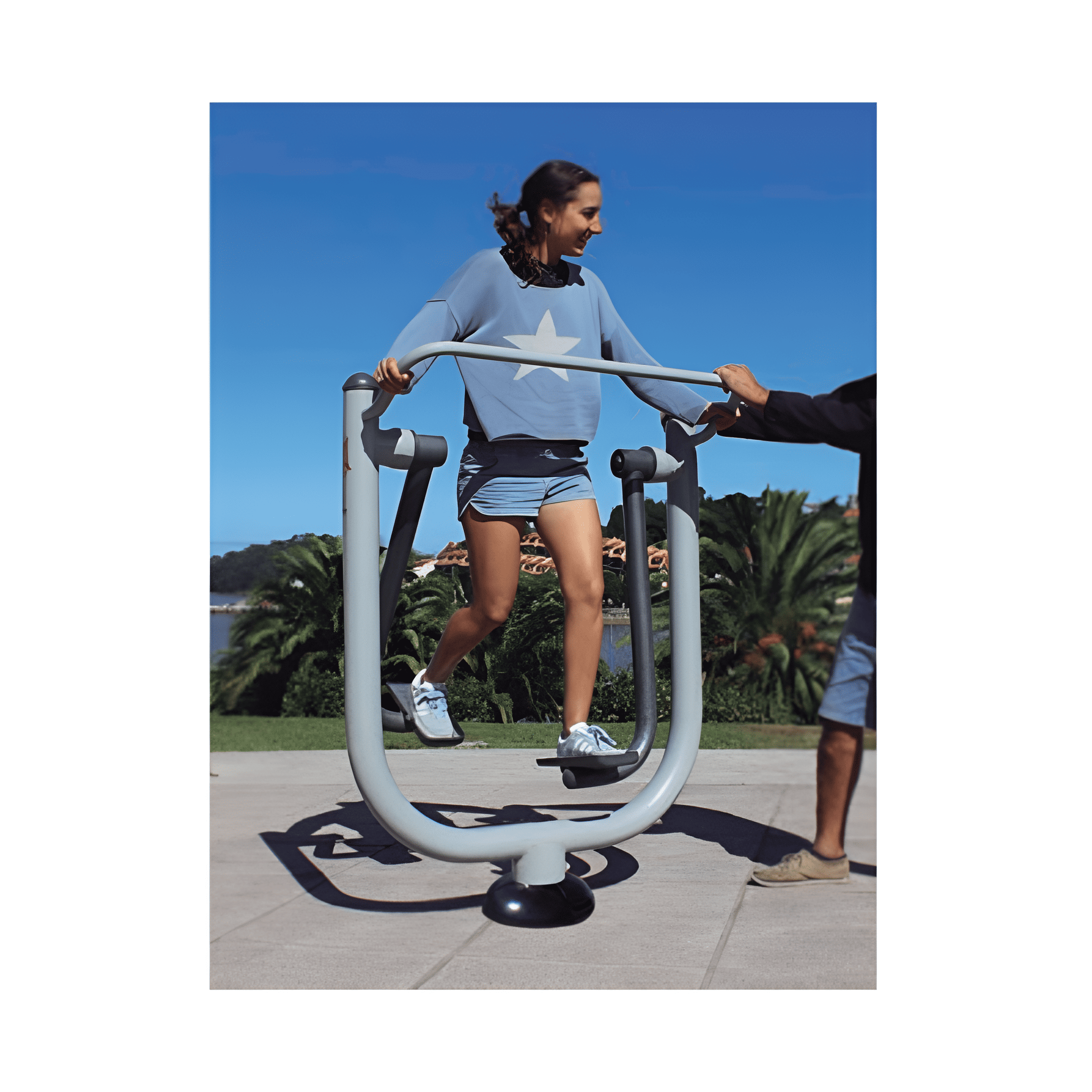 Module de patins de fitness extérieur en acier