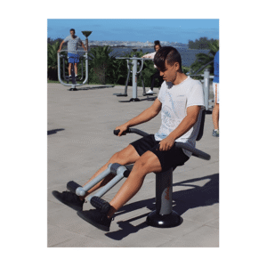 Module d'extension des genoux en acier pour parcours sportifs