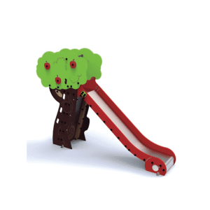 Toboggan Pommier en Bois pour Aire de Jeux