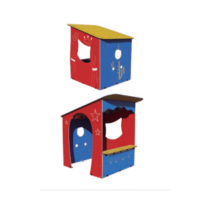 Théâtre de marionnettes en polyéthylène pour aire de jeux