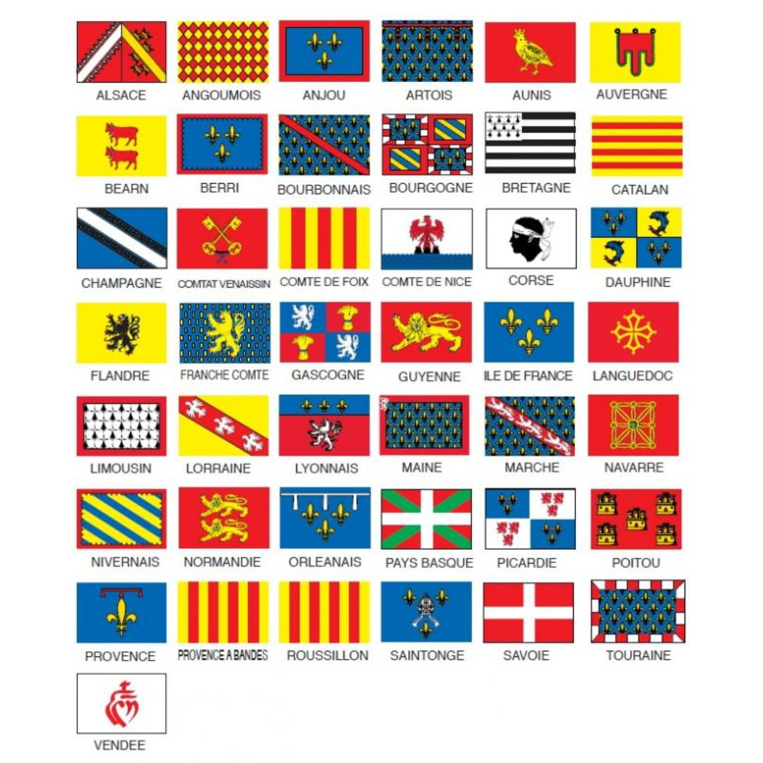 Drapeaux provinces françaises – Achat drapeaux régionaux pour collectivités