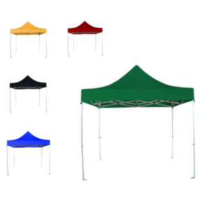 Barnum pliant professionnel 3x3 aluminium avec toile M2 pour collectivités – tonnelle événement extérieur