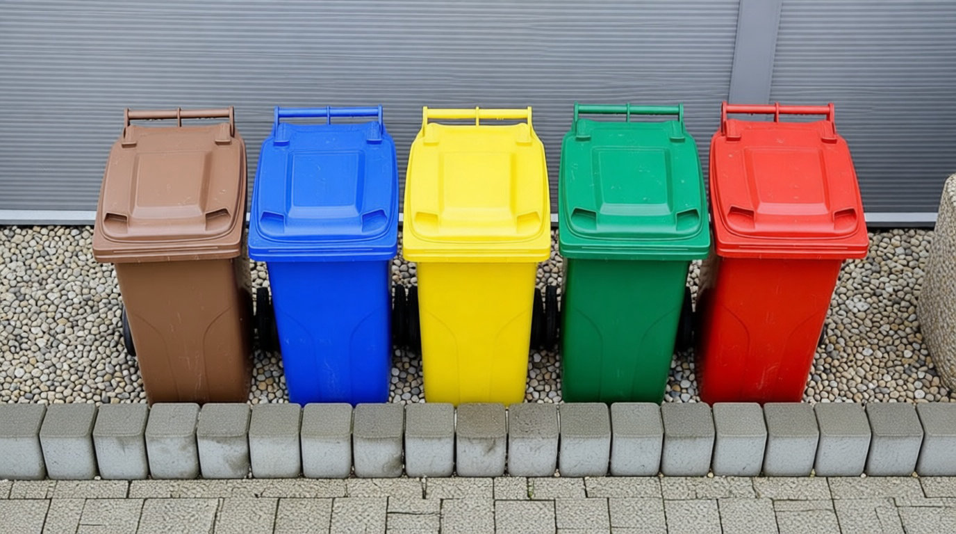 Obligations réglementaires pour une poubelle de tri collectivité